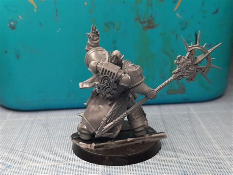 Conversion Imperial Fists Kitbash Librarian Warhammer 40000
