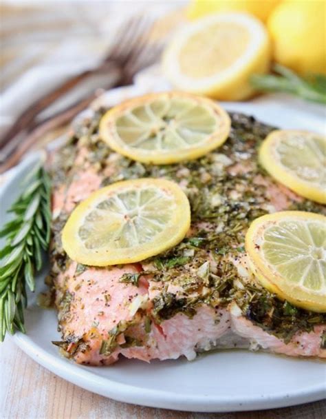 Lemon Herb Salmon Whole30 Recipe