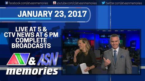 2017 01 23 Ctv Atlantic Live At 5 And Ctv News At 6 Complete