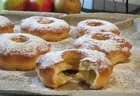 Schnelle Gebackene Apfel-Zimt-Ringe aus dem Ofen Rezept