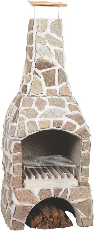 In ihr fi nden sie gefahrenhinweise, warnungen, vorsichtsmaßnahmen und produkthinweise. WELLFIRE Gartenkamin »Landau«, aus Naturstein-Beton mit ...