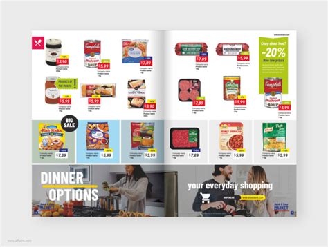 Supermarket Catalog Template Alfaera Coreldraw Graphic Design Templates