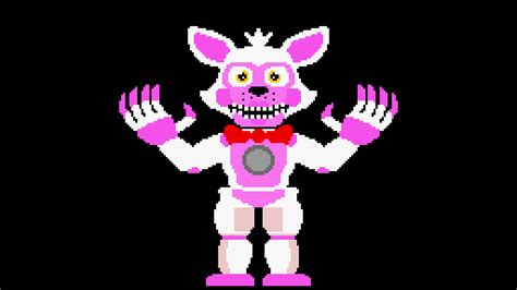 Aventure Funtime Foxy Pixel Art By Withered Foxy 1987 On Deviantart