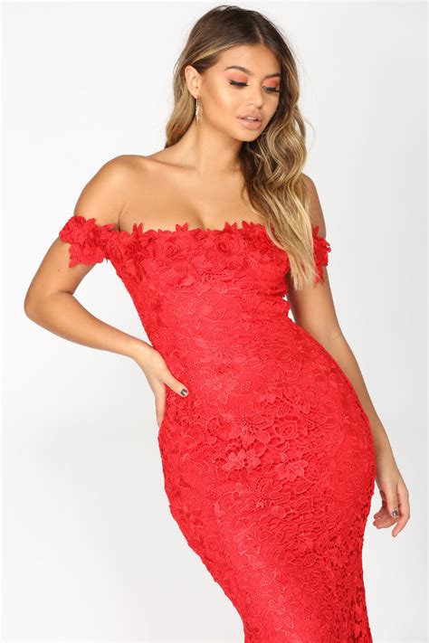 Superior Lace Dress Red Fashion Nova Luxe Fashion Nova
