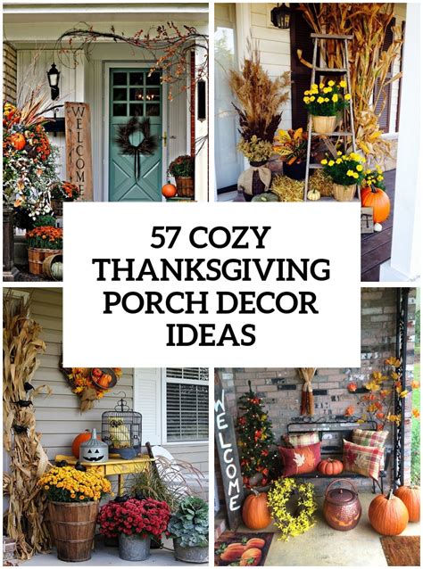 Prepare your home for holiday parties and gatherings with style inspiration, fall decor, tips and tricks for entertaining, recipes and more from mohawk home. 57 Cozy Thanksgiving Porch Décor Ideas - DigsDigs