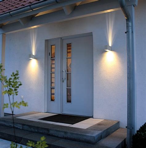 Square Outdoor Light Fixtures From Home Depot Front Porch Lighting