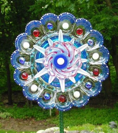 Any image of multiple glass flowers in my photos is for demonstration of how pretty these look in groupings). Flowers Made with Upcycled Materials | Upcycle Art