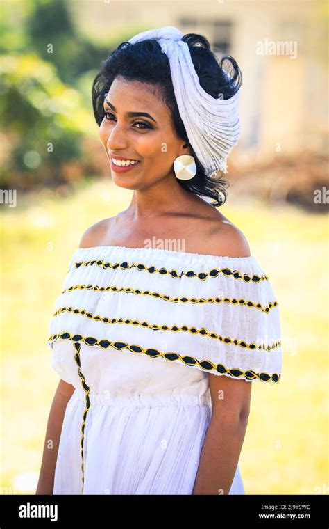 Portrait Of The Beautiful Eritrean Women In Asmara Stock Photo Alamy