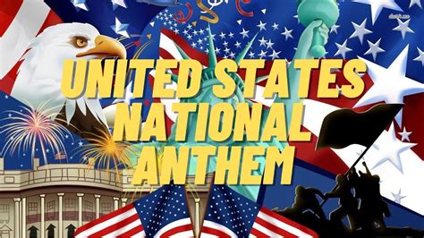 United States Of America National Anthem With Lyrics For Many