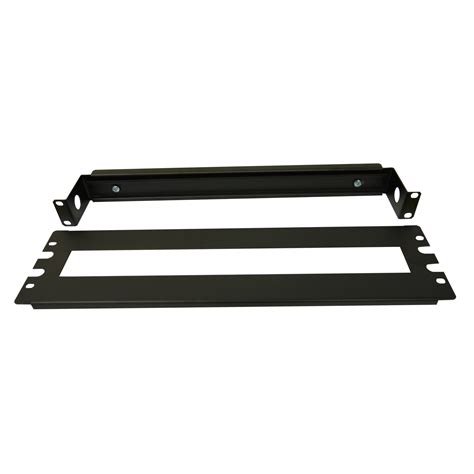 Ad Tek Products 1u 19 Inch Rack Mount Din Rail Panel Bracket With Cover