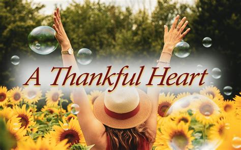 A Thankful Heart - Yahweh's Restoration Ministry