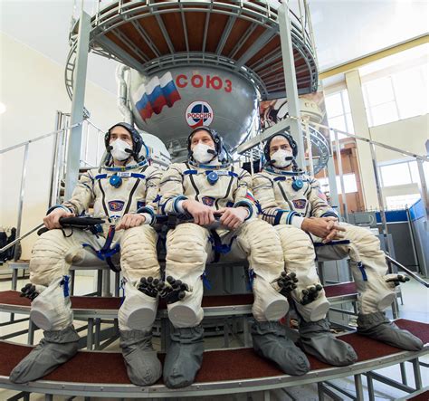 Expedition 65 Crew Members During Soyuz Qualification Exam Flickr