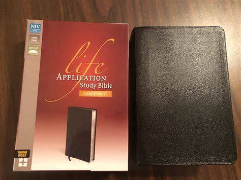 Personalized Niv Large Print Life Application Study Bible Indexed