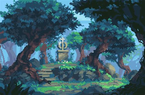 Pin By Hendry Roesly On Pixel Illustrations Pixel Art Landscape