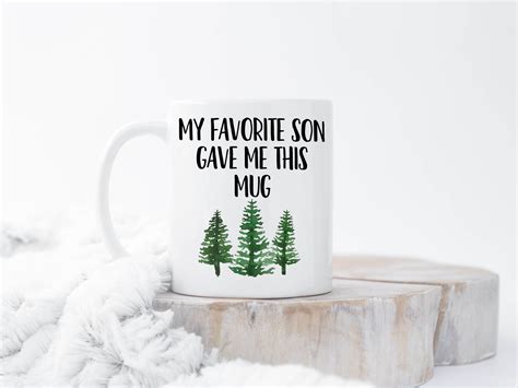 My Favorite Son Gave Me This Mug Funny Dad Mug Dad