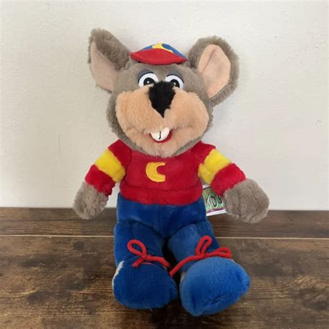 Vintage 12and Chuck E Cheese Stuffed Mouse Plush Toy 1999 Showbiz Pizza