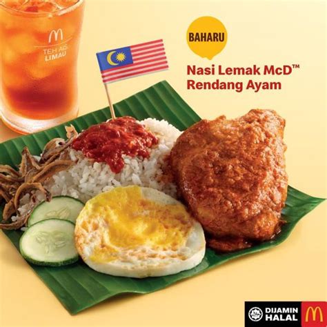 Nasi lemak mcd is the definitive taste of malaysia. McDonald's New Nasi Lemak McD Rendang Ayam