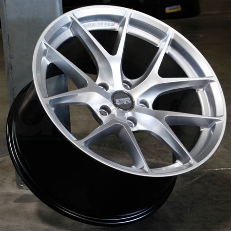 19x9519x105 Esr Rf02 Rf2 5x112 Custom 2222 Hyper Silver Wheels Rims