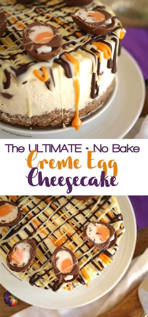 Before we get to the recipes, let's discuss what these recipes use in place of eggs. Creme Egg Cheesecake Recipe - The Must Make, No Bake Dessert!
