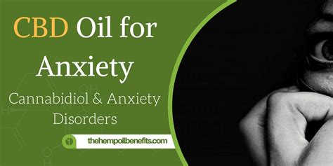 The strongest and most effective cbd oils for anxiety from the top brands in the industry. CBD Oil for Anxiety - Does Cannabidiol help for Anxiety ...
