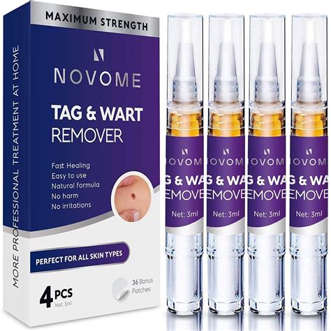 Novome Skin Tag Remover And Wart Remover Quickly And Easily Remove