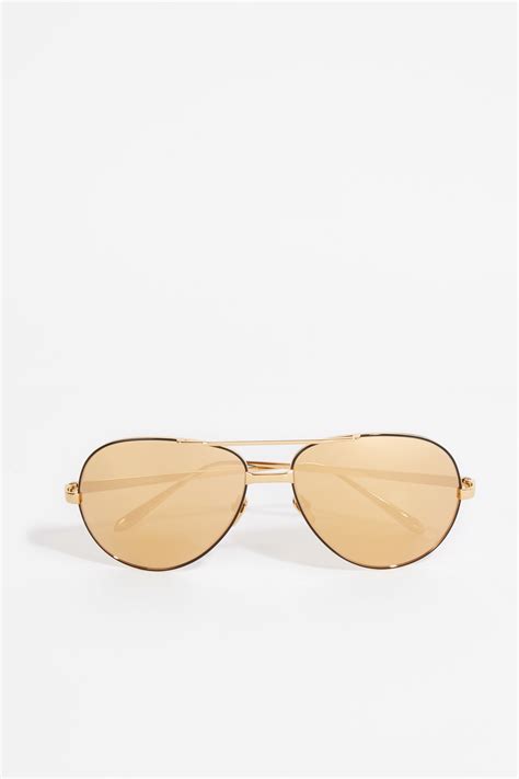 Rose Gold Aviators Ban Ray