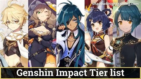 Genshin Impact Tier Lists November 2023 Best Characters