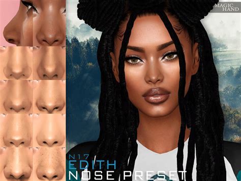 The Sims Resource Edith Nose Preset N17