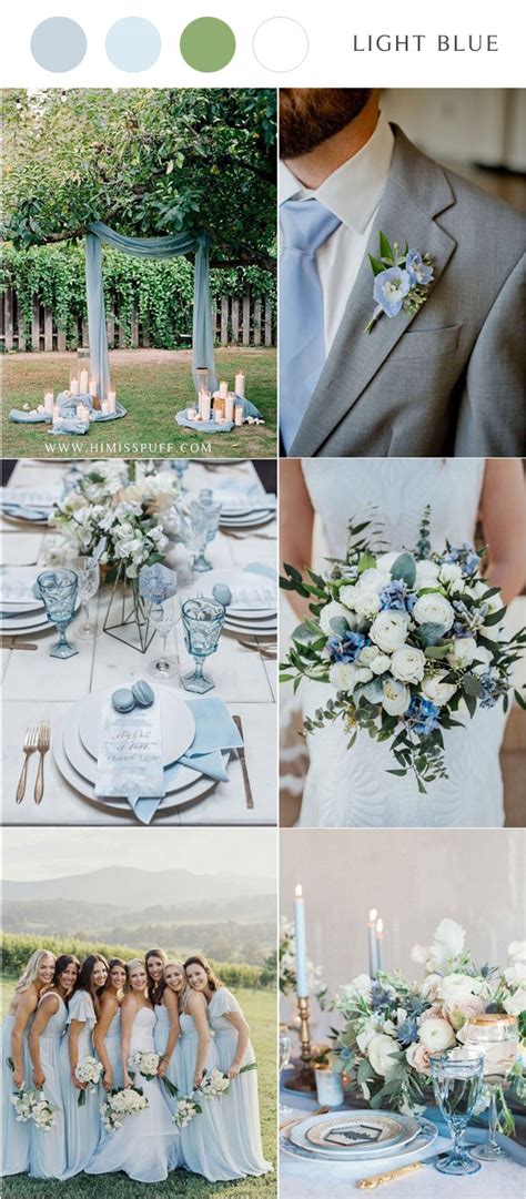 20 Light Blue Wedding Color Ideas For Spring Summer Wedding