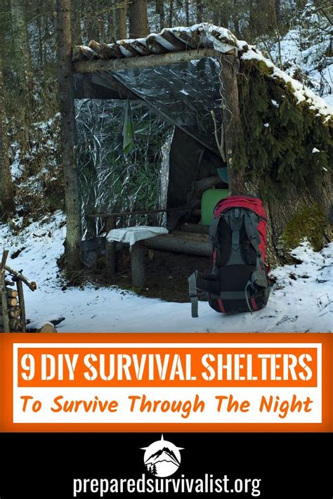 9 Diy Survival Shelters To Survive Through The Night Prepared