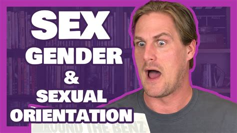 Sex Gender And Sexual Orientation Entering Another Minefield Youtube