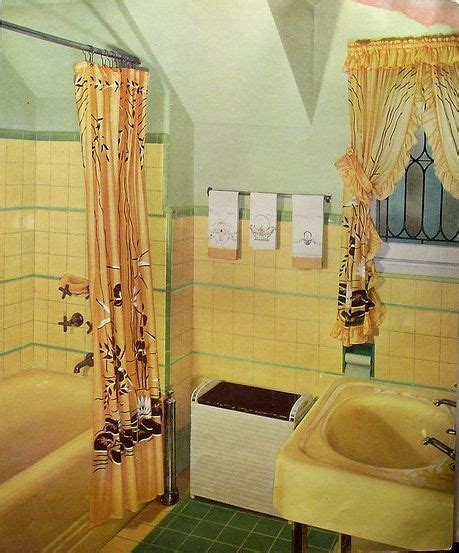 Mid Century Bathroom Bing Images Yellow Bathroom Decor Yellow