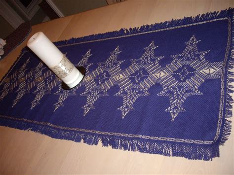 Swedish Weaving Using Monks Cloth The Pattern Is Called Flickering