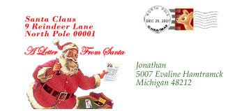 All these santa envelopes include: Free Printable Santa Envelopes North Pole - Christmas ...