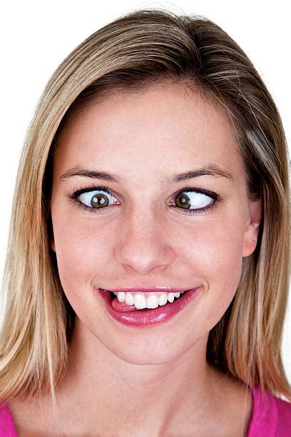 260 Woman Sticking Out Tongue Crossing Eyes Stock Photos Pictures