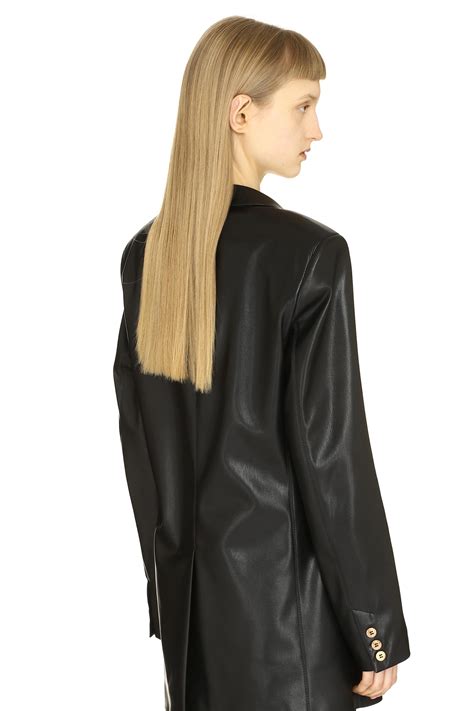 Nanushka Synthetic Faux Leather Jacket In Black Lyst