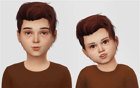 Simiracle Wings Os1208 Hair Retextured Sims 4 Hairs Kids