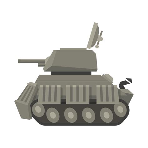 Vigorous Us Army Tank Vector Art Digitemb