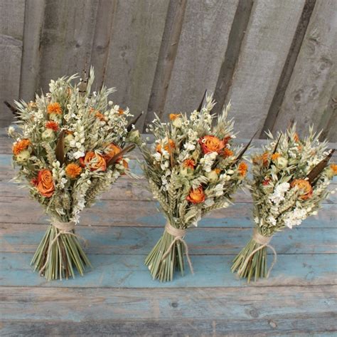 Generally, one focal flower or focal color defines the bouquet. Bridal Bouquets | The Artisan Dried Flower Company ...