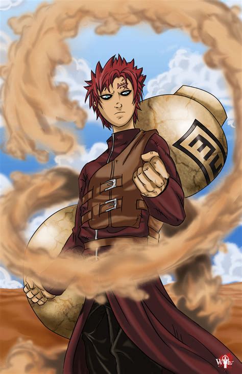 Gaara Of The Sand By Wil Woods On Deviantart
