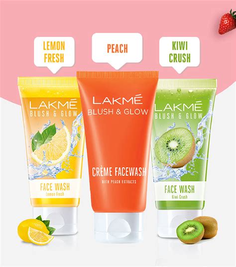 Lakme Blush And Glow Strawberry Creme Face Wash Buy Lakme Blush And Glow