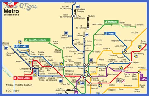 Spain Metro Map