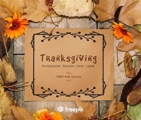 35 Thanksgiving Vector Graphics And Greeting Templates Super Dev