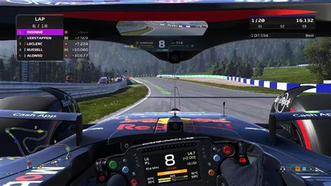 F Gp Austria No Assists Cockpit View Race Laps Youtube