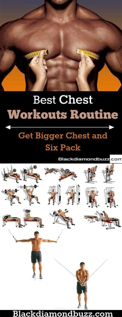 Best Chest Workout Routine For Men Bodybuilding Get Bigger Chest Toned Abs And Six Pa Best