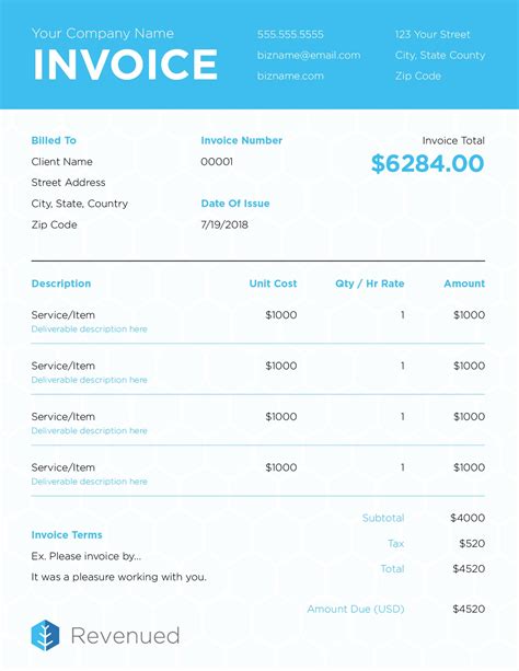 So You Need To Create A Business Invoice Heres How Including An