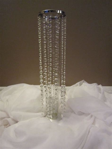 Set Of 10 Crystal Wedding Centerpieces 22 By Rocheleaudesigns