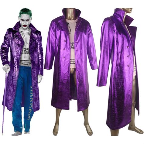 Buy Suicide Squad Joker Jared Leto Trench Coat Jacket