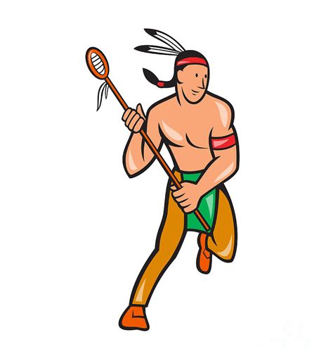 Native American Cartoon People Native American Portrait Traditional