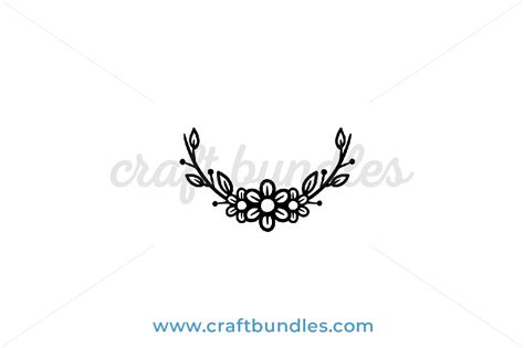 Free Free 324 Floral Laurel Svg SVG PNG EPS DXF File